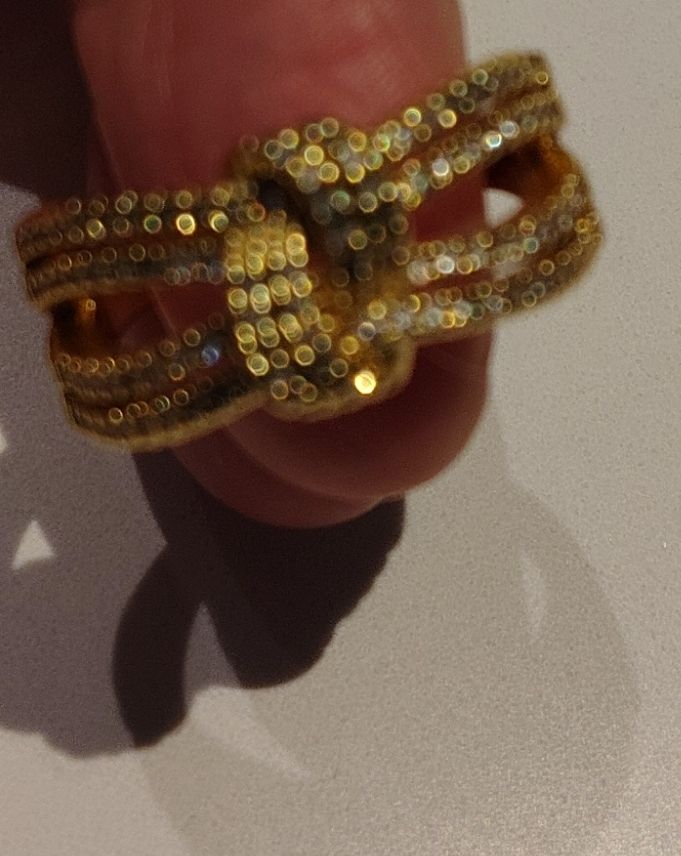 Ringe: Bague nœud avec zircons bon état – Gebraucht aus Puidoux von Sophia70