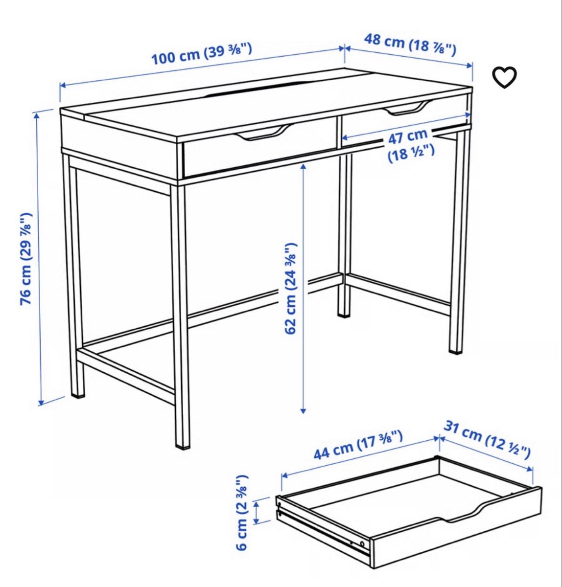 Ikea Schreibtische: Ikea-Pult ALEX – Gebraucht aus Luzern von CV20 2