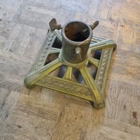 Antiker Weihnachtsbaumständer Gusseisen Vintage Biedermeier