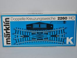 Märklin Kreuzungsweiche K-Gleis 2260 (AUB007)