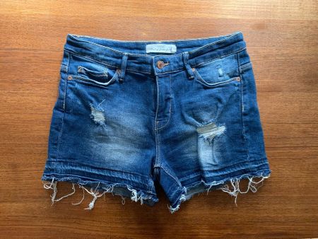 Destroyed Jeansshorts blau - 26