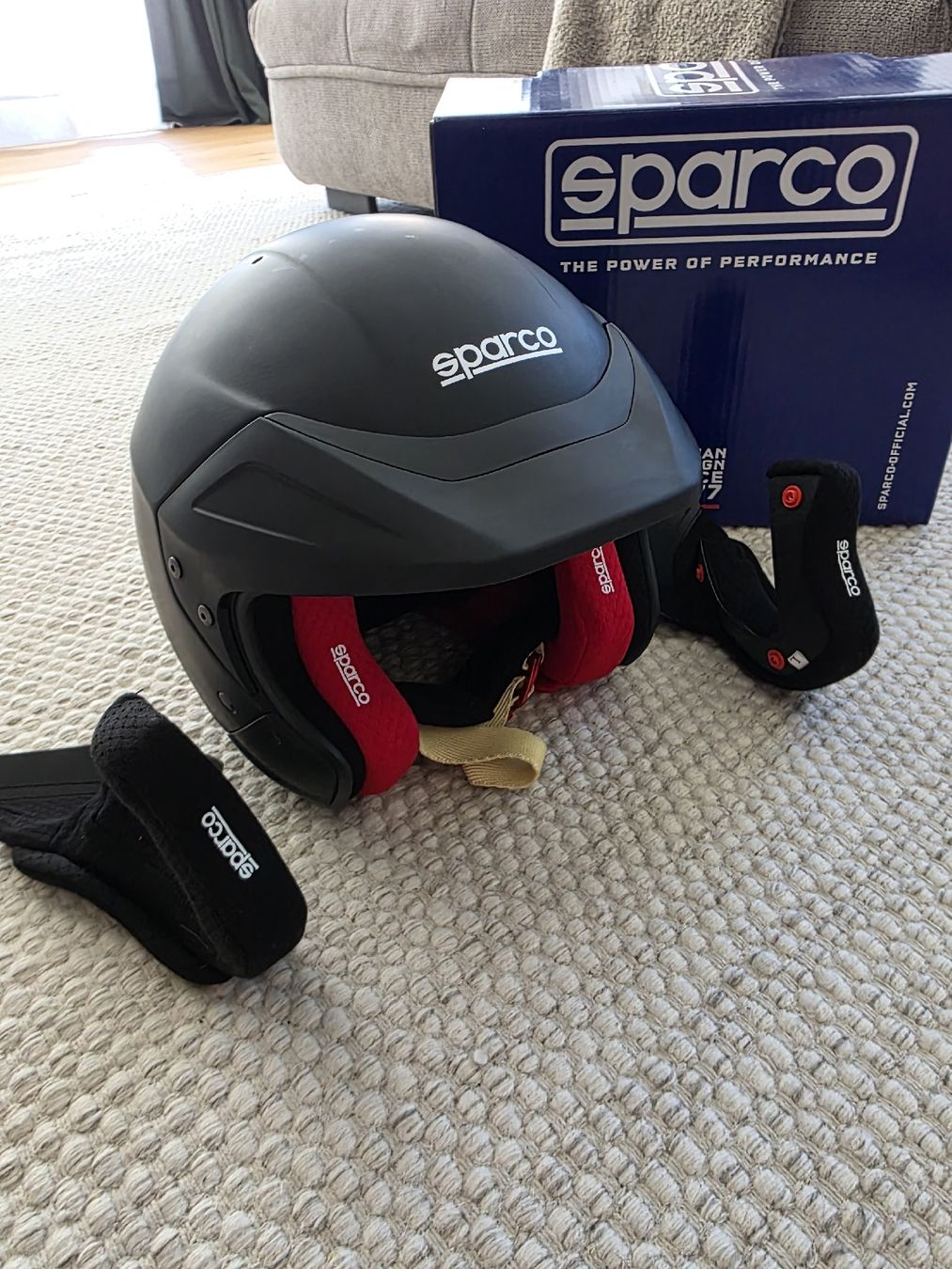 Sparco Caschi & visiere: Sparco Rennhelm – Nuovo e nell'imballaggio originale da Kriens venduto da A.I.V 1