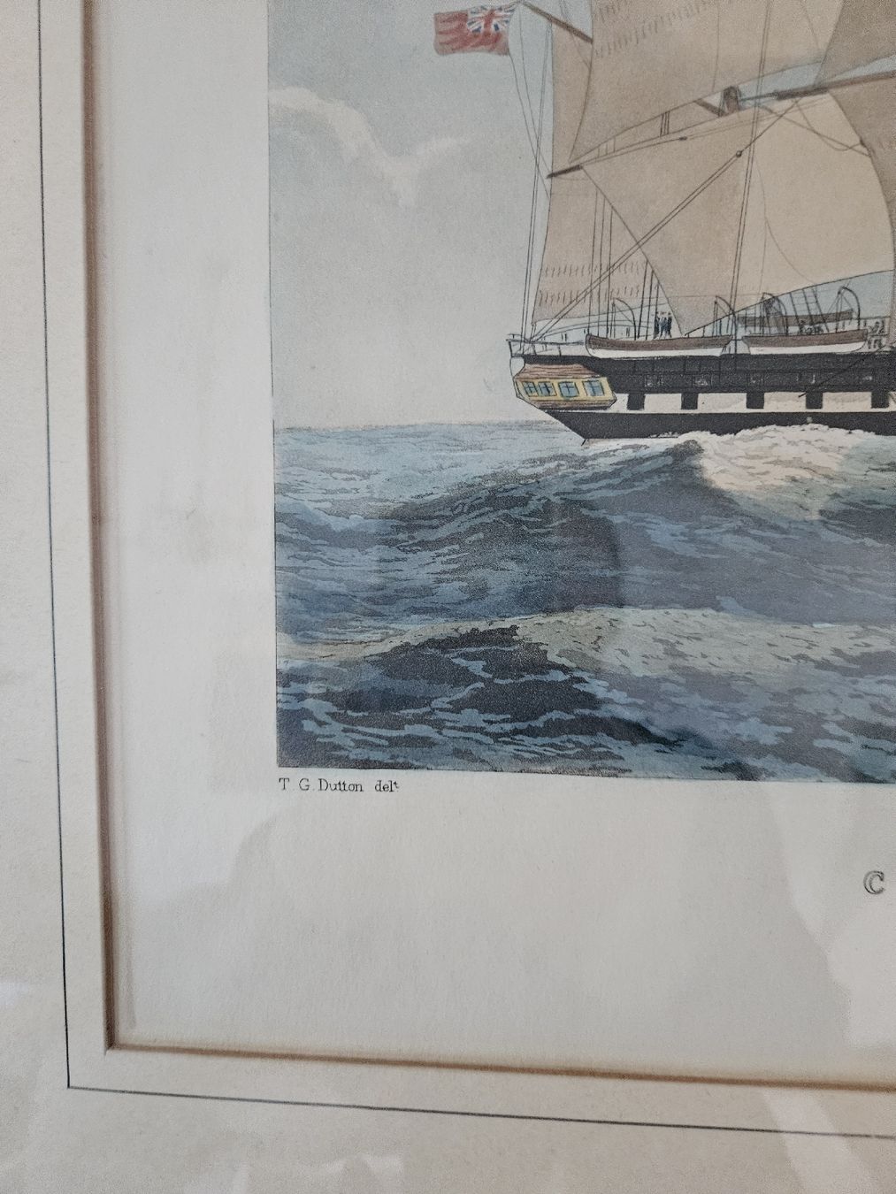 Foto & Immagini: Shannon" antikes Schiffsbild von E. Duncan – Usato da Bern venduto da bojereep 3