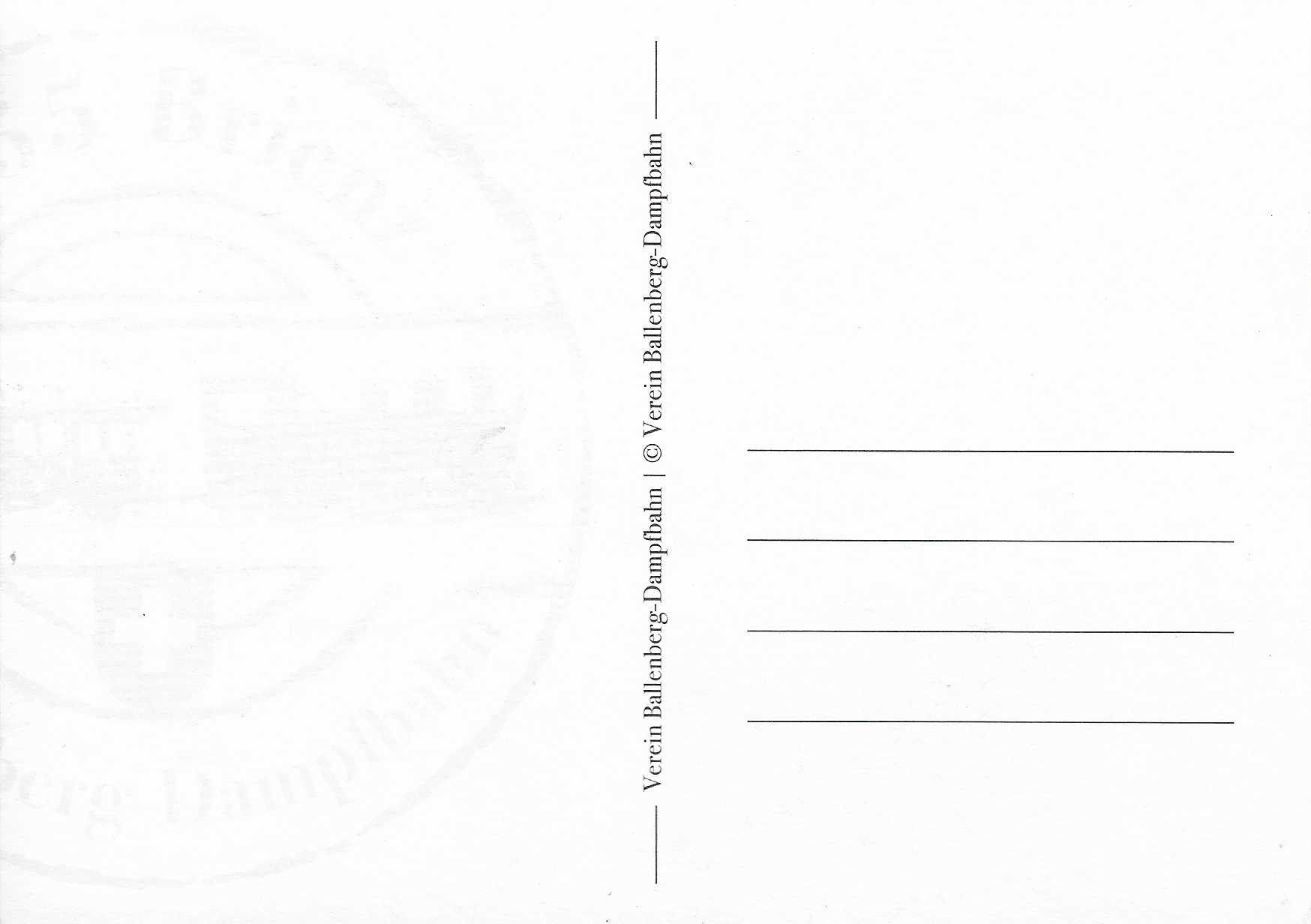 Cartoline postali: Verein Ballenberg-Dampfbahn – Nuovo (secondo la descrizione) da Rothrist venduto da Stranglehold 1
