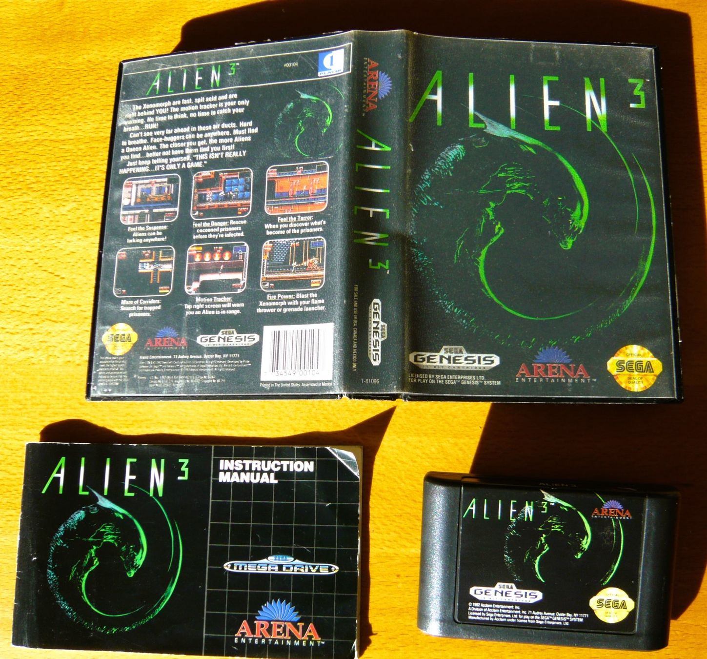Sega Giochi: Mega Drive: Alien 3 - vintage 1992 ! CIB, très bon état – Usato da Onex venduto da Jaguar1986 1