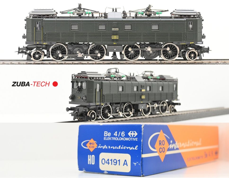 Roco 04191A Be 4/6 E-Lok SBB grün DC analog
