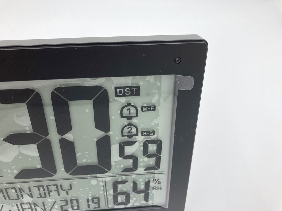 Orologi: ADE | Funkwanduhr XL-Display | Schwarz – Usato da Wittenbach venduto da Restwert_St-Gallen 3