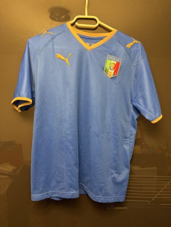 Fussballtrikot Italien Puma blau Grösse 164 gebraucht