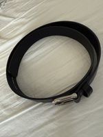 MUSS WEG BIS 15.06 H&M Black Leather Belt - XS - like new
