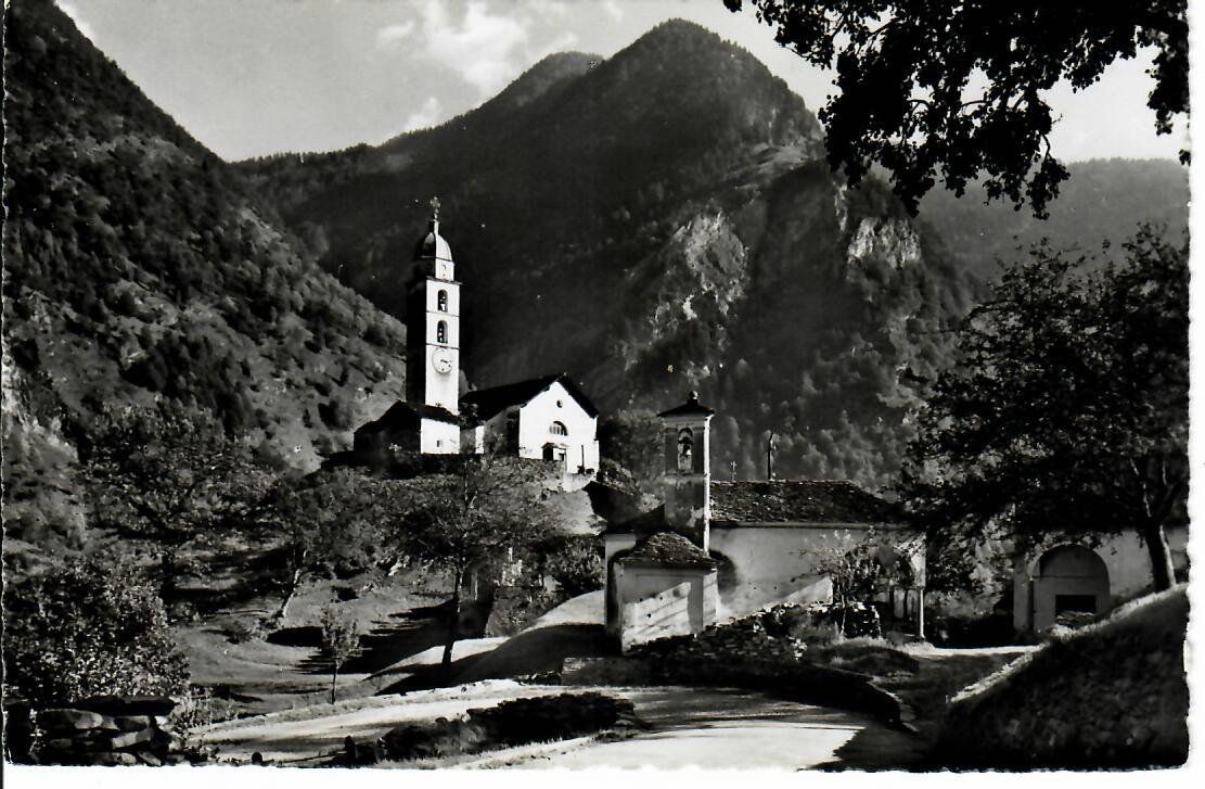 Ansichtskarten: Soazza, Chiesa S. Martino e Cappella – Gebraucht aus Hochdorf von Ziegel-16