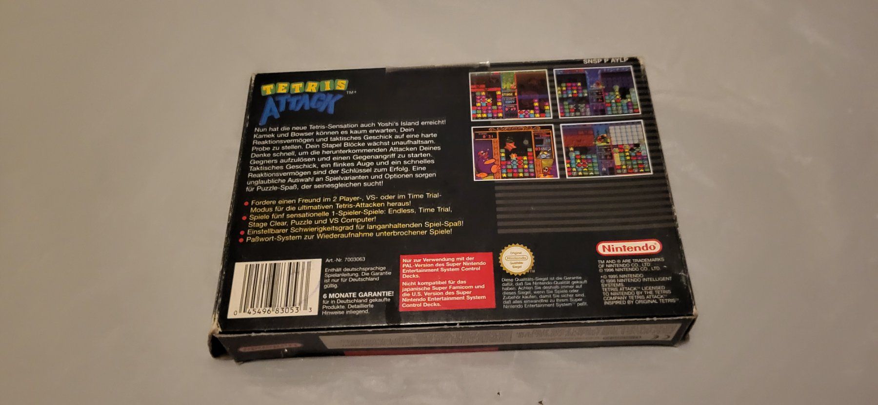 Giochi: Tetris Attack SNES OVP – Nuovo (secondo la descrizione) da Gretzenbach venduto da Uli1980 5