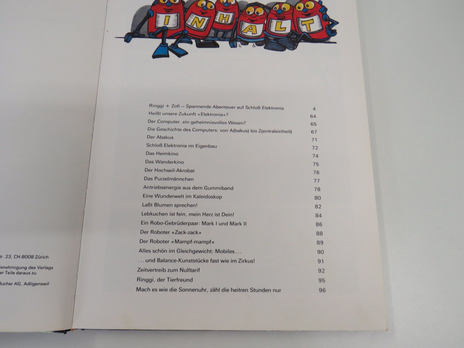 Libri: Bilderbuch, Ringgi und Zofi – Usato da Küttigen venduto da Rawlings 2