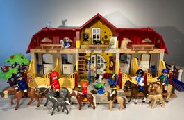 Playmobil, grosser Reiterhof mit sehr viel Zubehör, top