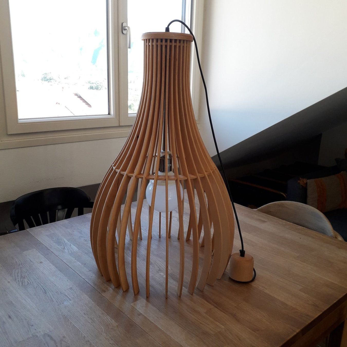 Lampadari & plafoniere: Lampadario di legno – Usato da Bellinzona venduto da fan_tc7f
