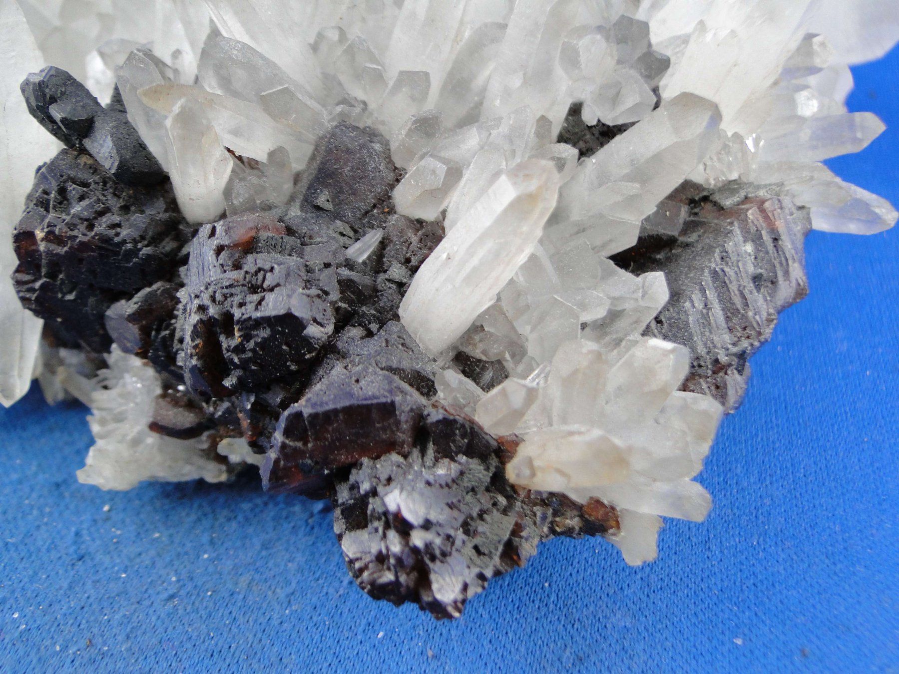 Minerali & Pietre curative: Quarz mit Sphalerit und Bournonit – Usato da Schinznach Bad venduto da Demerald 5