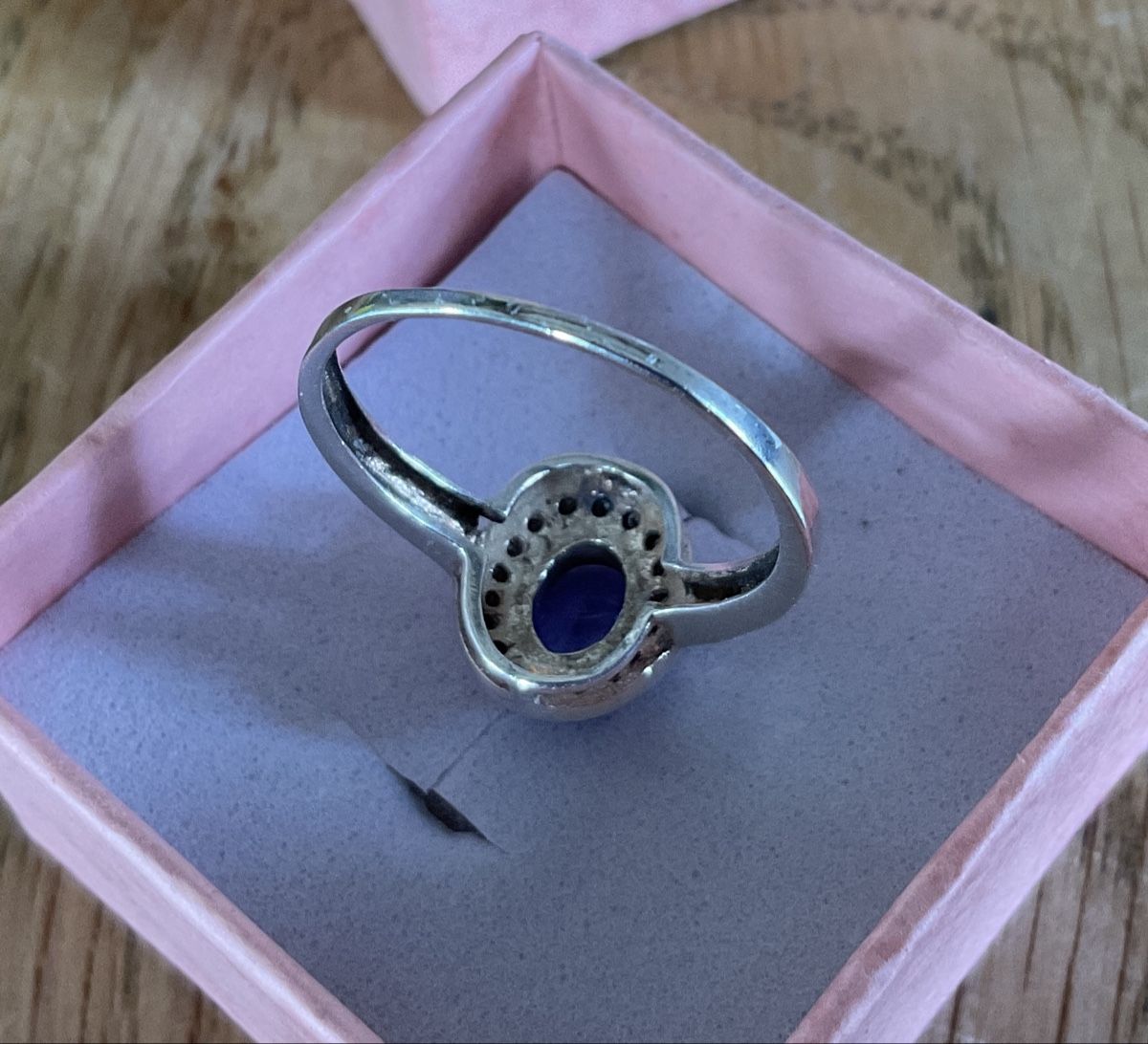 Anelli: Wunderschöner Tansanit & Diamant Ring Silber 925 ca. Gr.56 – Usato da Oberglatt ZH venduto da Silver010 4