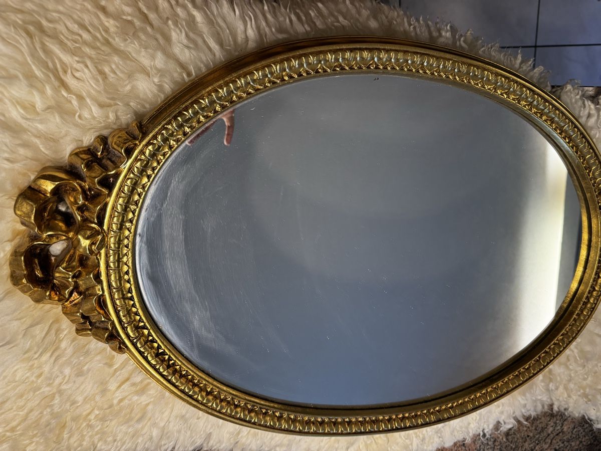 Miroirs: Ovaler Spiegel Gold – D'occasion à Olten par Asaliya 1