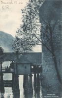 Schloss Chillon VD Ansicht vom See Versand nach Amerika