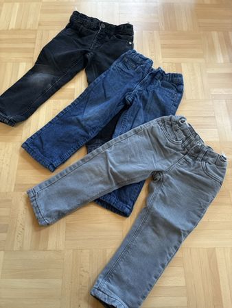 3x Jeans gefüttert Grösse 98 Jungs
