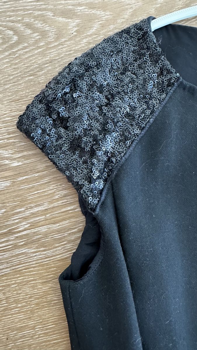 Marella Vestiti: Abito nero elegante Marella con paillettes S – Usato da Corseaux venduto da zetajones01 2