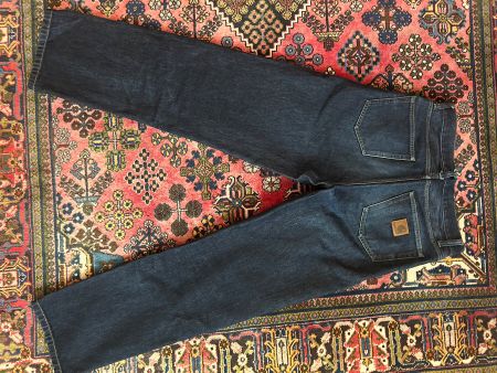 Jeans Hose Carhartt Aaron Pant blau Grösse 30 Baumwolle