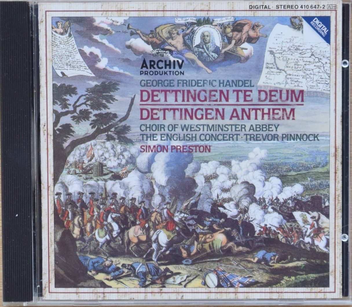 CD: Händel: Dettingen Te Deum - Simon Preston - CD – Usato da Niederhelfenschwil venduto da Rol9527