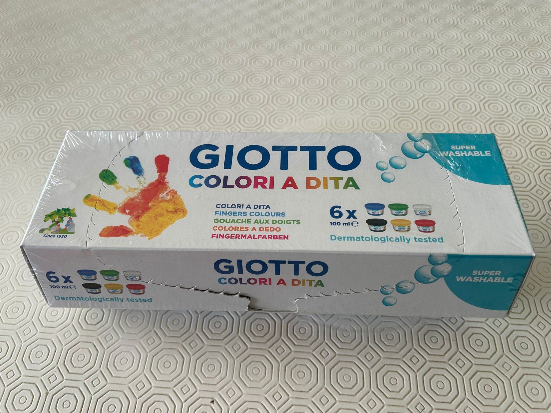 Spielzeuge: Colori a dita "Giotto" nuovi – Neu und originalverpackt aus Melano von H-Sara