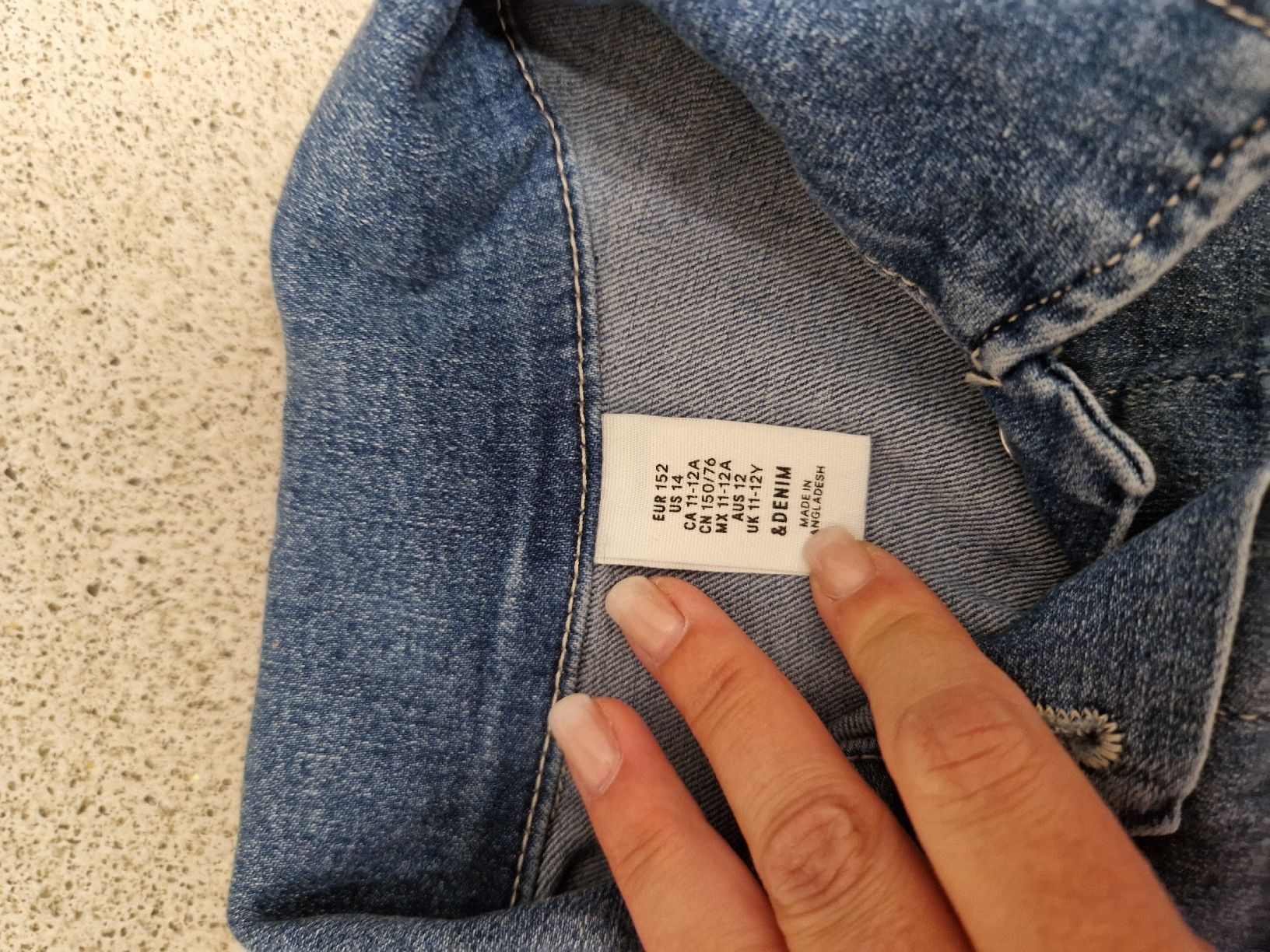 Jacken & Mäntel: Jeansjacke 152 – Neu (gemäss Beschreibung) aus Matten b. Interl von pimkie84 1