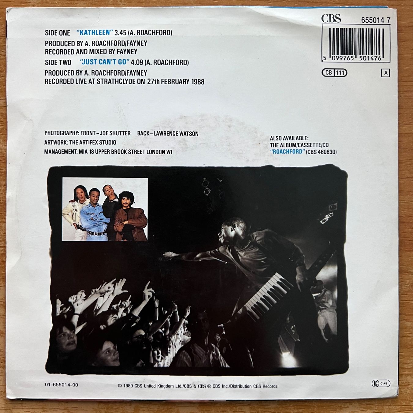 Schallplatten: Roachford - Kathleen / 1. NL-Press. 1989 – Gebraucht aus Gais von soundcave57 1