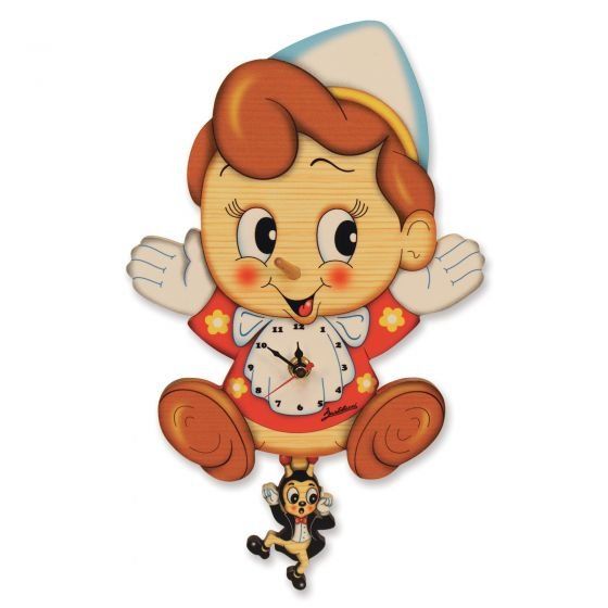 Giocattoli: Pinocchio Pendeluhr Holz Bartolucci – Nuovo e nell'imballaggio originale da Müntschemier venduto da Fee_00