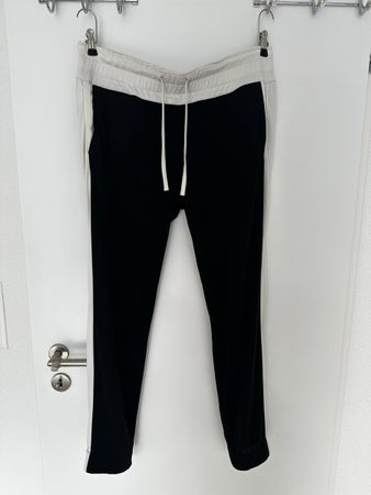 VON ZEITEN Hosen Damen Schwarz Weiss Grösse 42