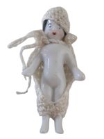 Porzellanpuppe Miniatur antik