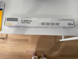 7× Canon Toner C-EXV 51 – Original, versiegelt (CMYK-Set +