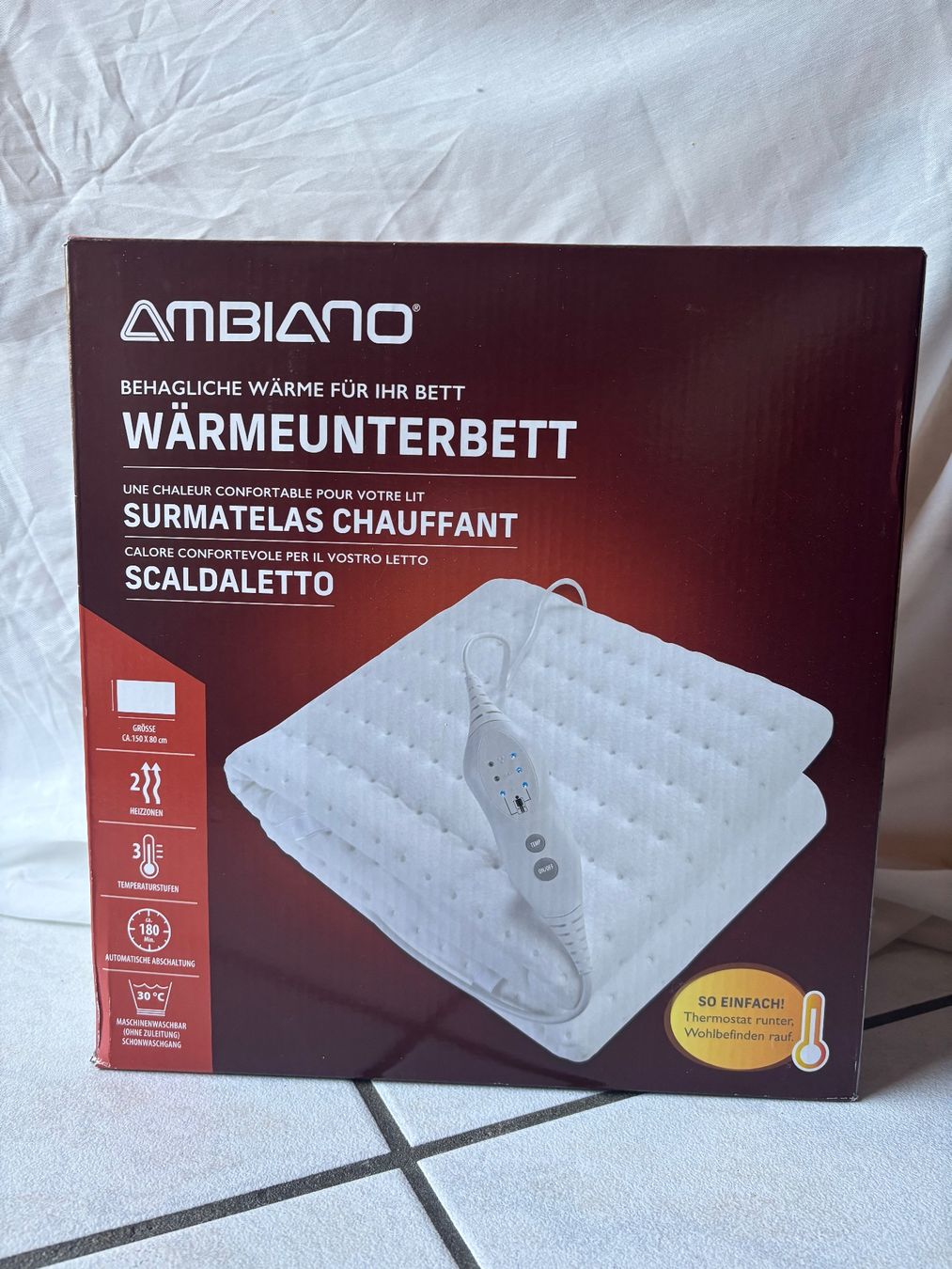 Coperte: Wärmeunterbett – Nuovo e nell'imballaggio originale da Küttigen venduto da vanessa.b8