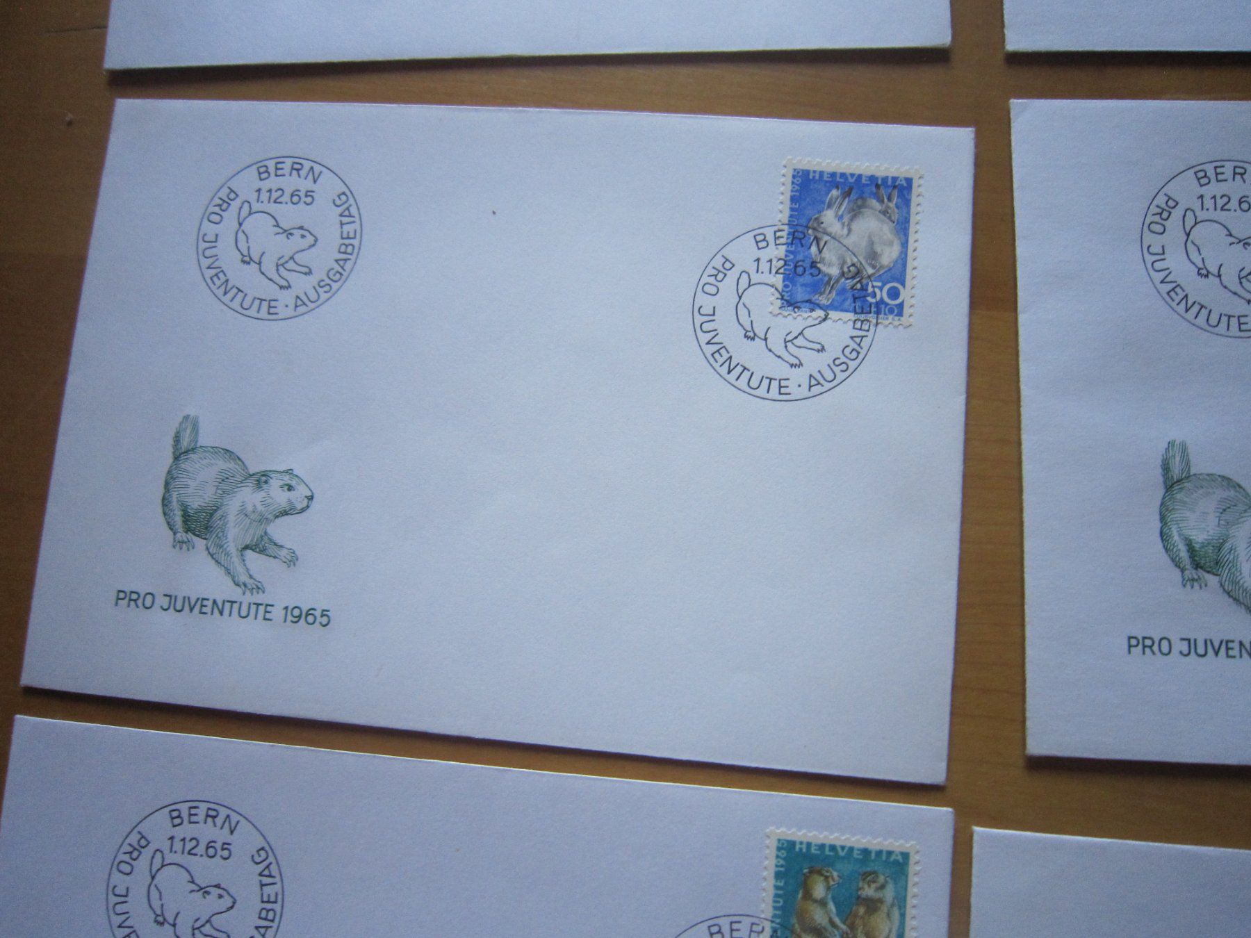 Alle Briefmarken: PJ 1965 FDC Serie und einzeln – Gebraucht aus Gordola von Polentaefung 5