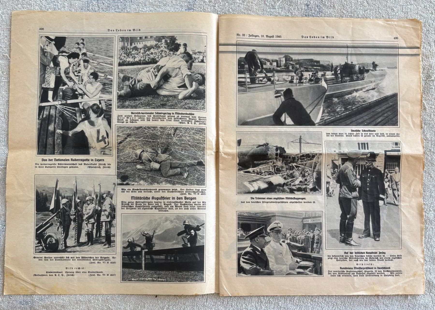 Revues & Magazines: LEBEN IM BILD 10. AUGUST 1940 – D'occasion à Ostermundigen par wini63 1