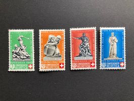Pro Patria 1940 - komplette Serie ** (ZNr 3, 4, 5, 6)