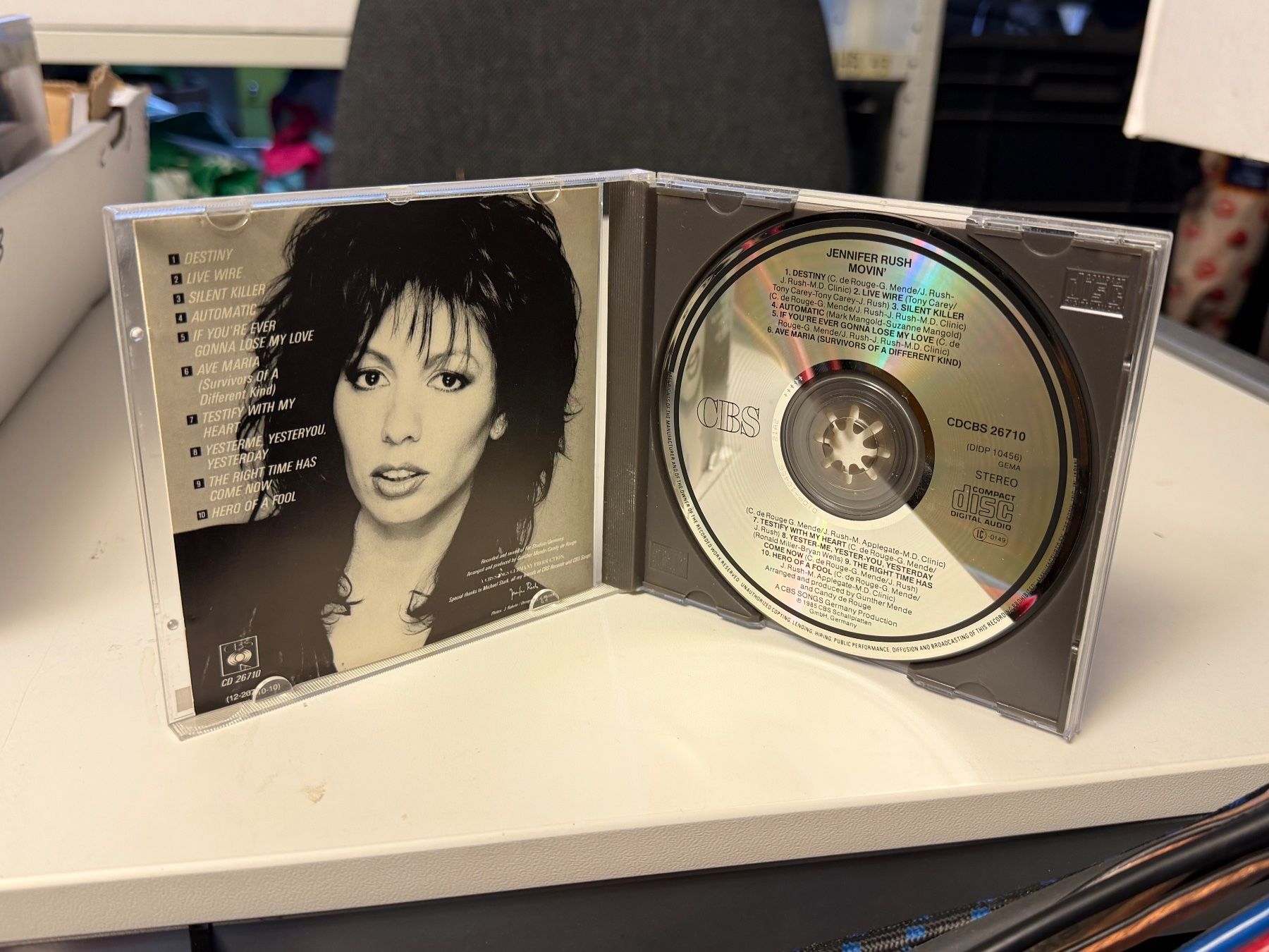 CDs: Jennifer Rush - Movin' - HB21D – Gebraucht aus Küsnacht ZH von Jazztilldawn 2
