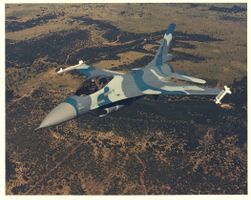 Pressefoto F-16A Indonesische Luftwaffe auf Kodak Fotopapier