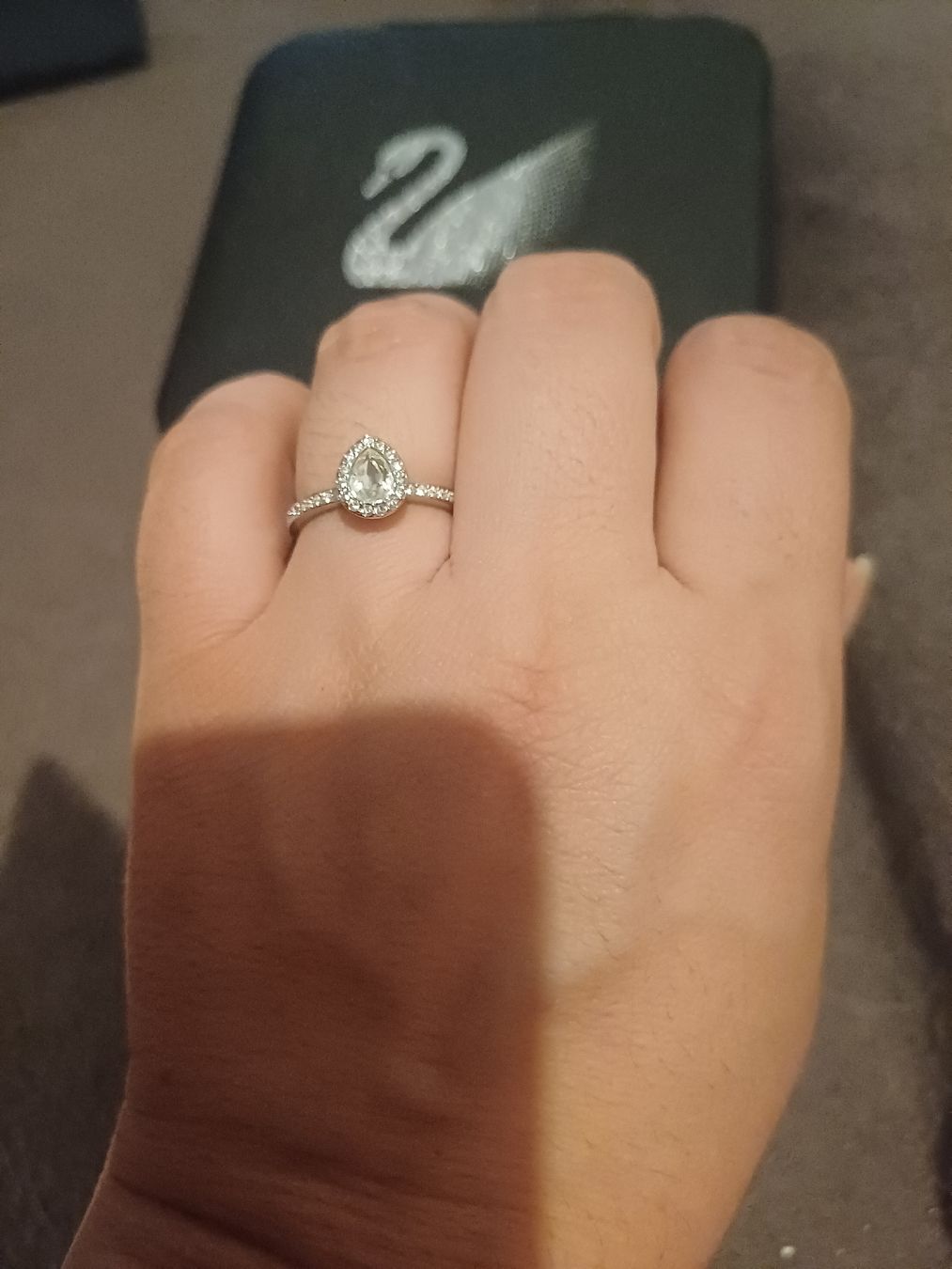 Swarovski Anelli: Swarovski Ring Tropfenform  – Usato da Ostermundigen venduto da Loulilou86 1