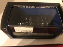 Busch/Ricko Horch 930V Cabriolet geschlossen schwarz 1:87 OV