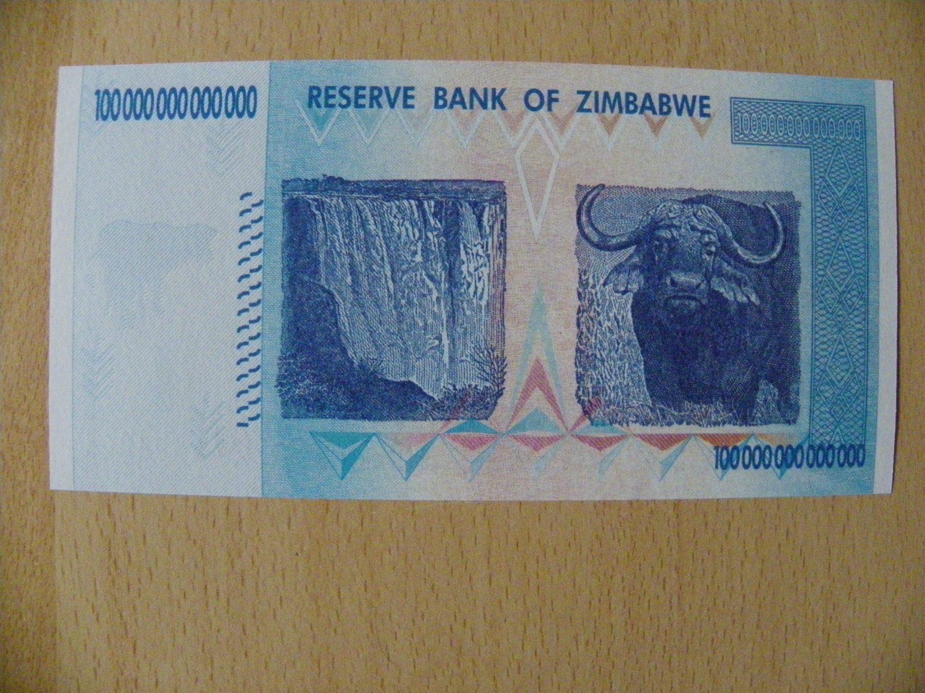 Banconote: Simbabwe 100 Trillionen Dollar 2008, P-91, Unc – Nuovo (secondo la descrizione) da Untersiggenthal venduto da Gas61 1