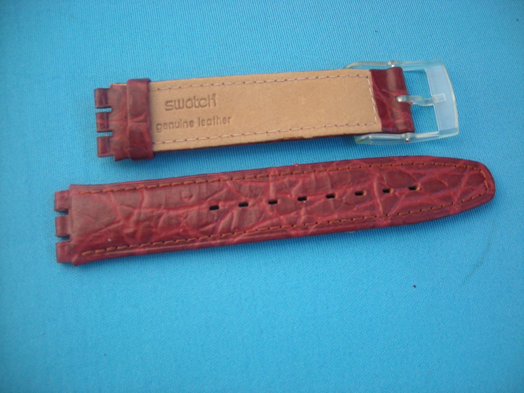 Swatch Bracciali & Braccialetti: Swatch Armband Leder NEU unbenutzt – Nuovo (secondo la descrizione) da Spreitenbach venduto da Nanika
