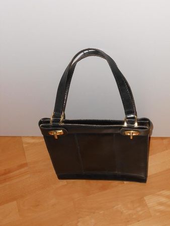 Nichol's Leder-Handtasche marine - gebraucht, aber sehr gut