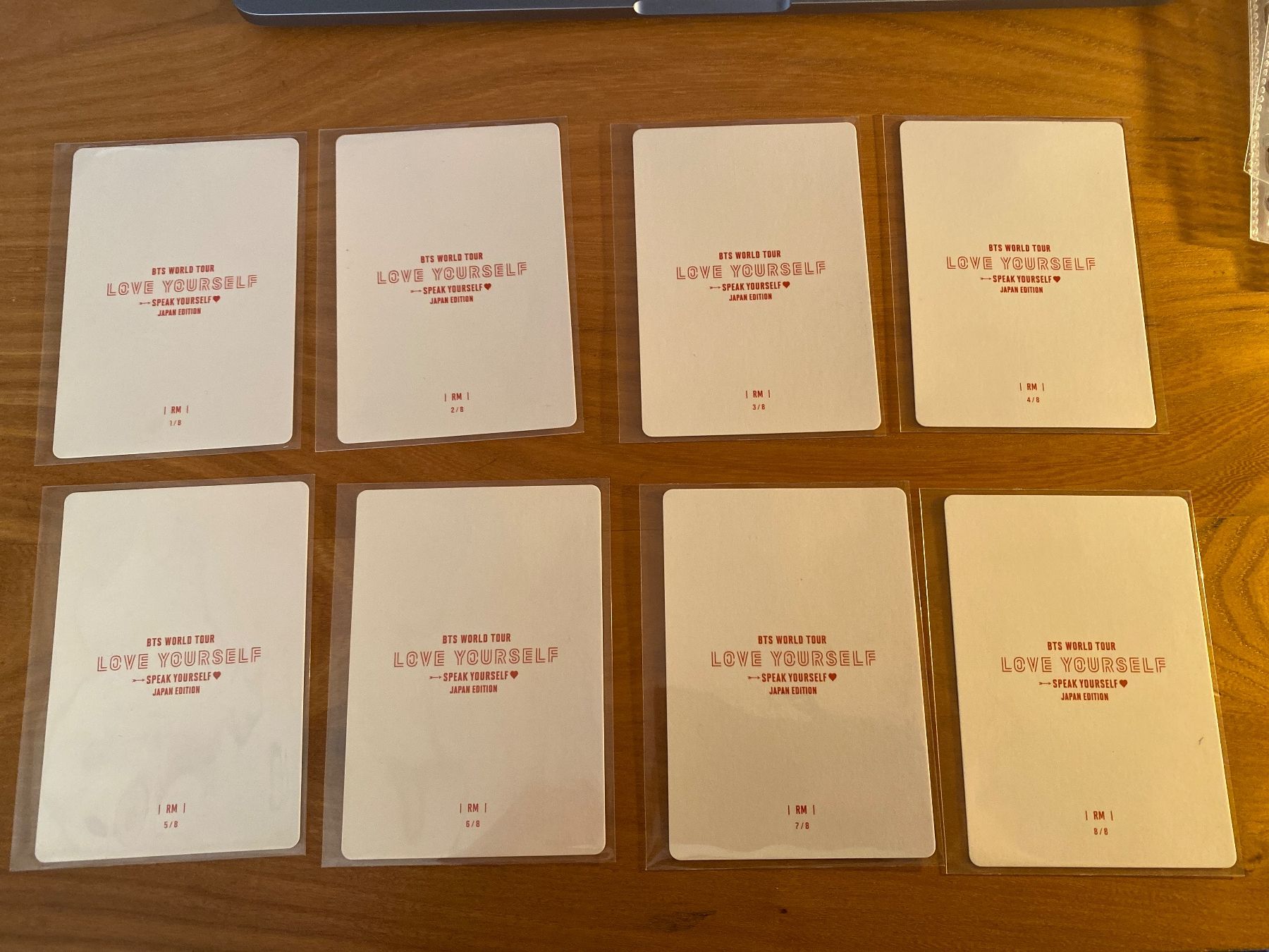 Carte collezionabili: BTS World Tour Love Yourself RM 8/8 – Nuovo (secondo la descrizione) da Pieterlen venduto da Mondbuchzauber_rkive 1