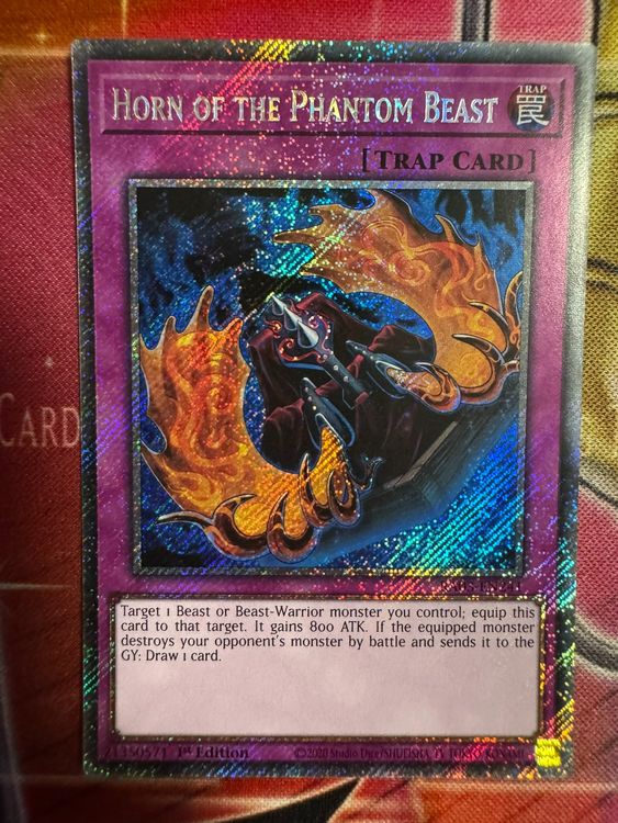 Yugioh Phantom Beast Wild-Horn GX02-EN002 Super Rare Unlimited