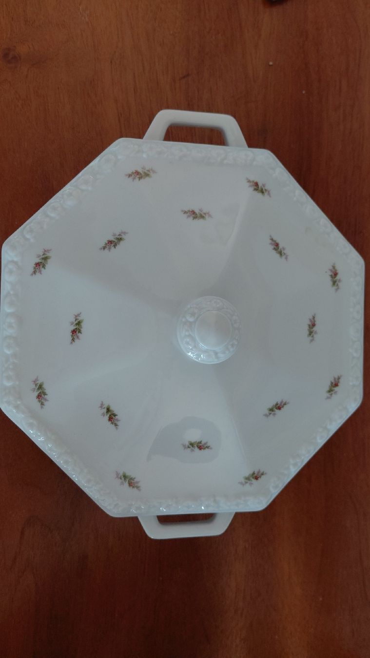 Rosenthal Ciotole: Rosenthal, Moosrose, Schüssel mit Deckel, 20 cm – Usato da Pratval venduto da AdK 1