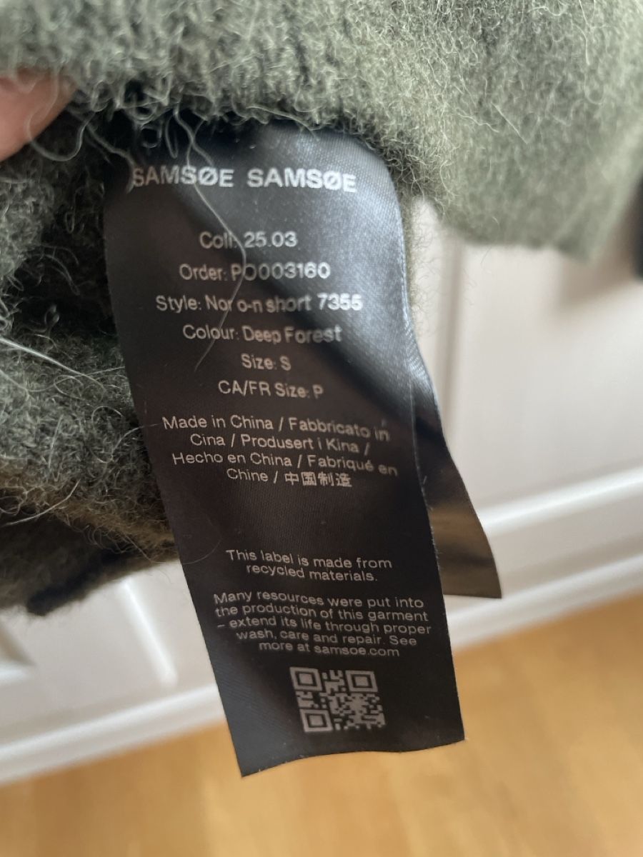 Samsøe Samsøe Maglioni & Felpe: Samsøe & Samsøe Strickpullover, Grösse S, Deep Forest – Usato da Malans GR venduto da johanna46 4