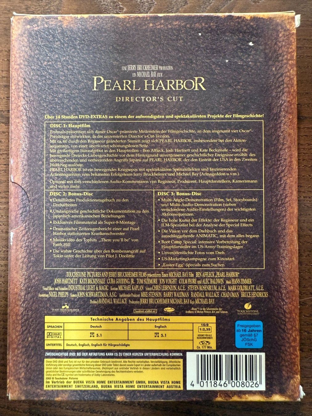 Tutti i DVDs: Pearl Harbor – Usato da Zürich venduto da FilmFreunde 1