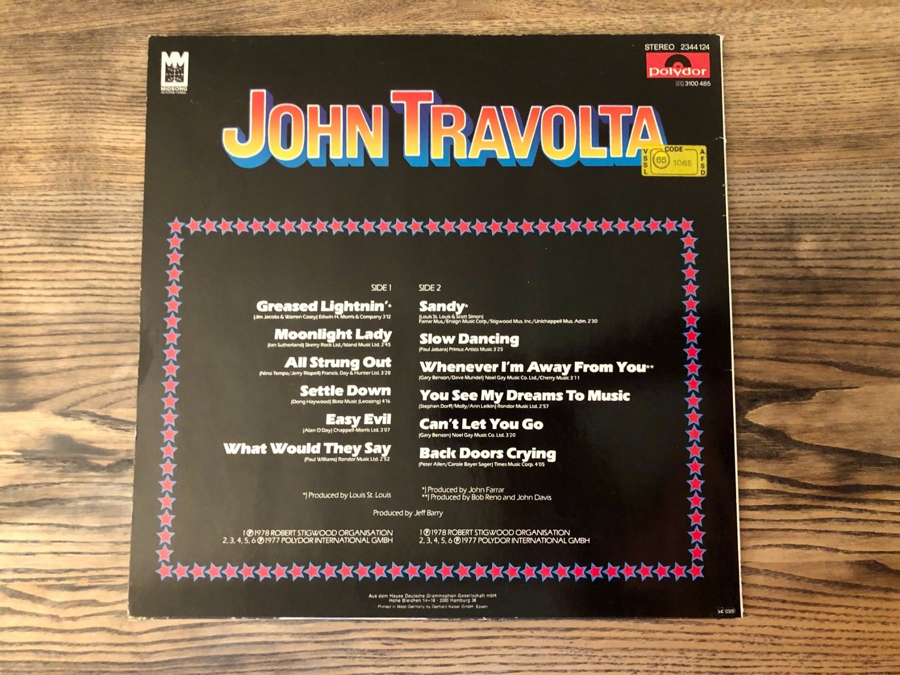 Dischi in vinile: Schallplatte John Travolta – Usato da Berg am Irchel venduto da Zweiti_Chance 1